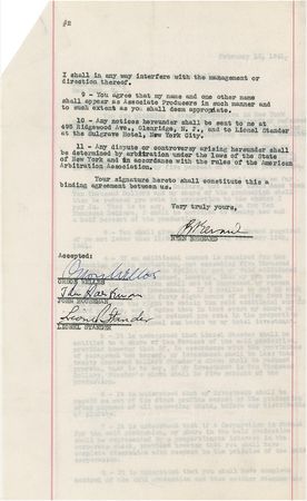 Lot #1252 Orson Welles and John Houseman - Image 2