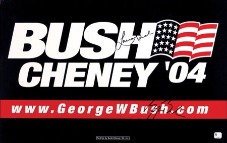 Lot #9 George W. and Laura Bush