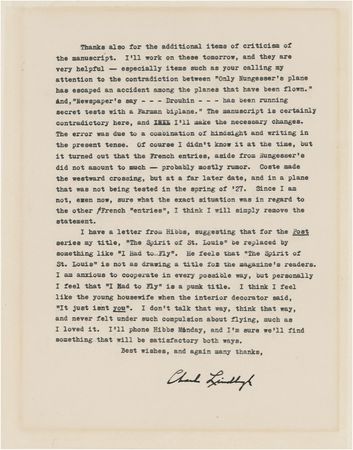 Lot #486 Charles Lindbergh - Image 2