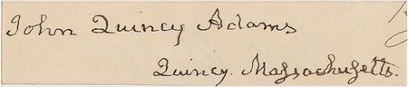 Lot #1 John Quincy Adams - Image 2