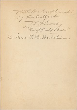 Lot #225 William F. “Buffalo Bill” Cody - Image 1