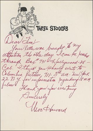 Lot #1240 Three Stooges: Howard, Moe - Image 1