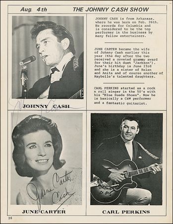 Lot #759 Johnny and June Carter Cash - Image 1
