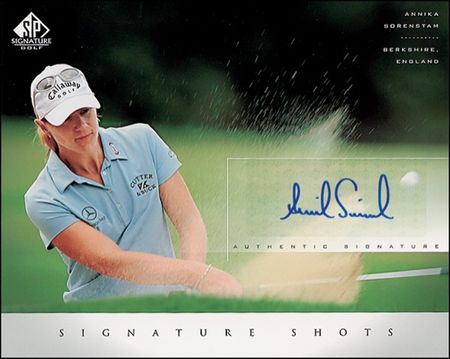 Lot #1380 Golf: Woods and Sorenstam - Image 2