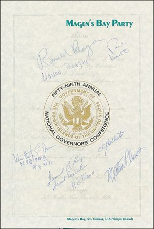 Lot #136 Ronald and Nancy Reagan - Image 1