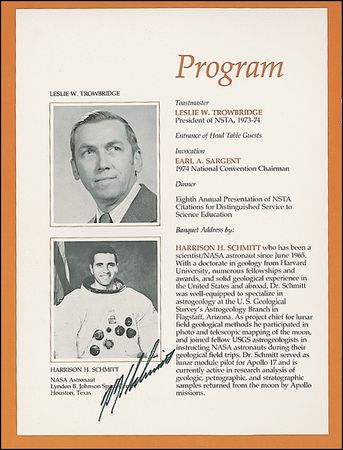 Lot #504 Harrison Schmitt - Image 1