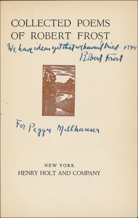 Lot #553 Robert Frost - Image 1
