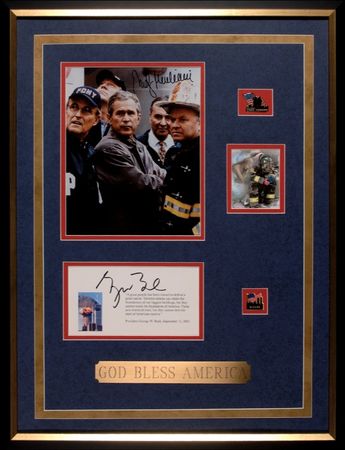 Lot #4 George Bush and Rudy Giuliani