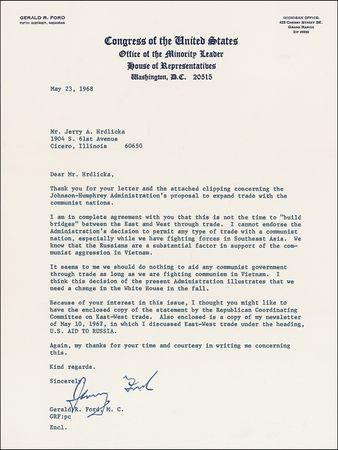 Lot #53 Gerald Ford - Image 2