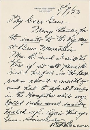 Lot #1296 Ed Barrow - Image 2