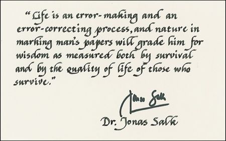 Lot #348 Jonas Salk - Image 1