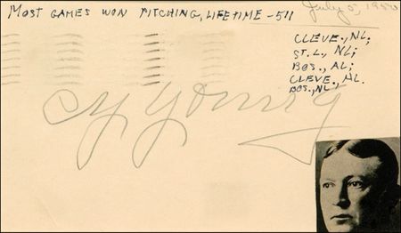 Lot #1549 Cy Young - Image 2