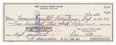 Lot #677 Duane Allman and Berry Oakley - Image 2