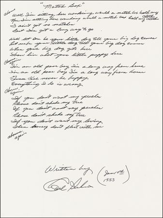 Lot #705 Carl Perkins - Image 2