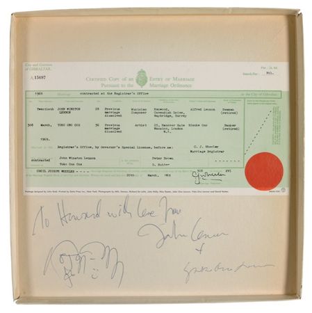 Lot #701 John Lennon and Yoko Ono - Image 2