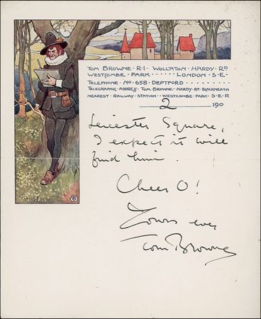 Lot #633 Tom Browne - Image 2