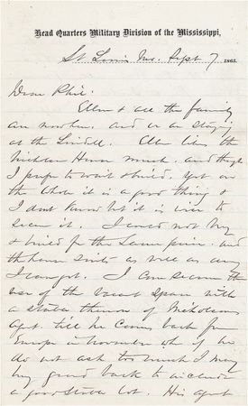 Lot #424 William T. Sherman - Image 1