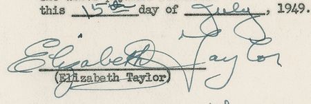 Lot #1233 Elizabeth Taylor - Image 1