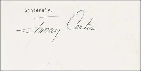 Lot #17 Jimmy Carter