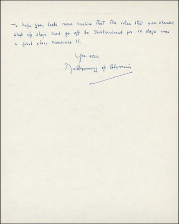 Lot #412 Montgomery of Alamein - Image 1