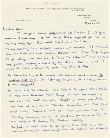 Lot #412 Montgomery of Alamein - Image 2