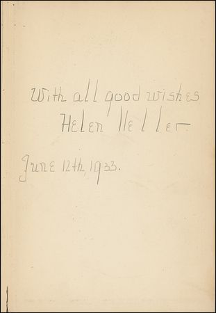 Lot #305 Helen Keller - Image 1