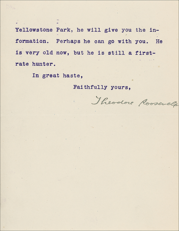 Lot 158 Theodore Roosevelt