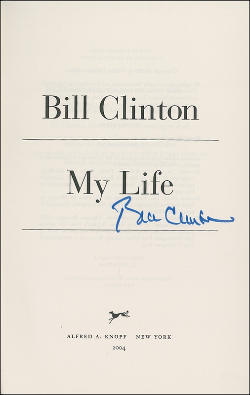 Lot 40 Bill Clinton