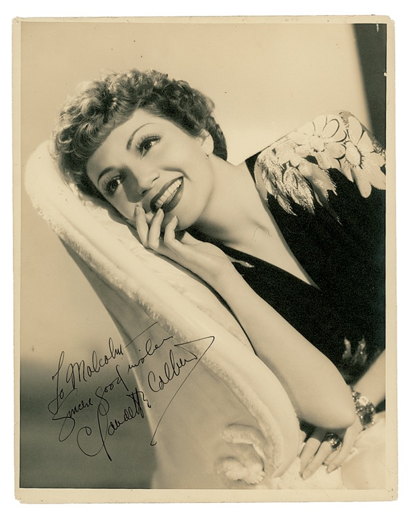 Lot 865 Claudette Colbert
