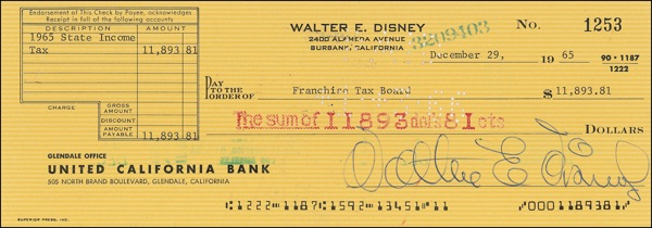 Lot 492 Walt Disney