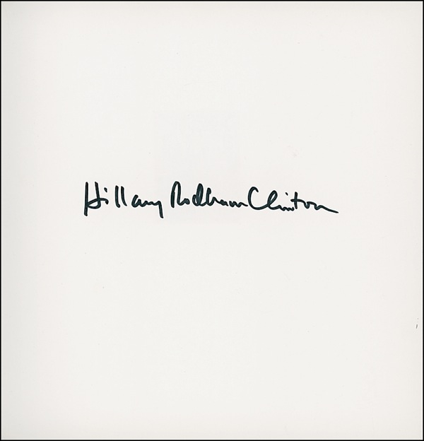 Lot 46 Hillary Clinton