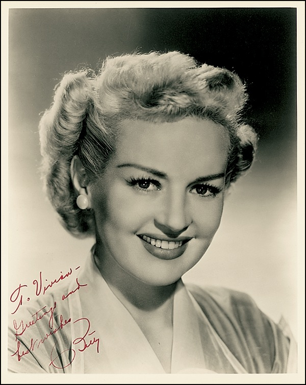 Lot 948 Betty Grable