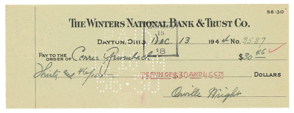 Lot 384 Orville Wright