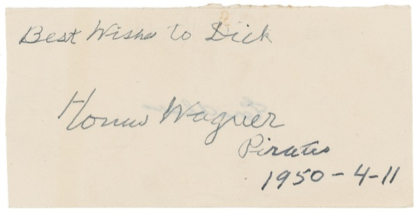 Lot 1441 Honus Wagner