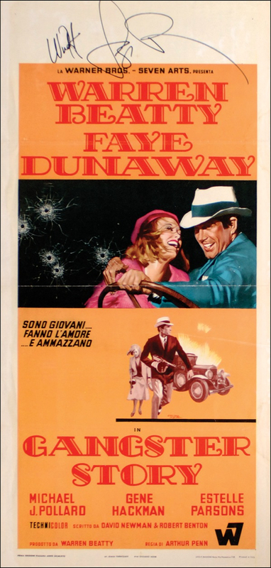 Lot 814 Warren Beatty and Faye Dunaway