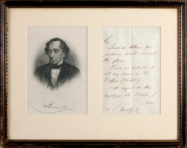 Lot 220 Benjamin Disraeli