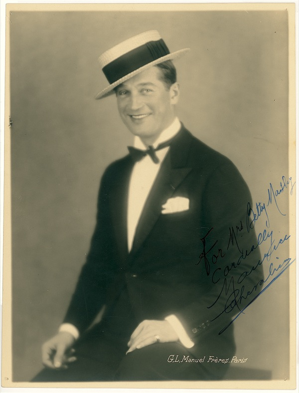 Lot 864 Maurice Chevalier