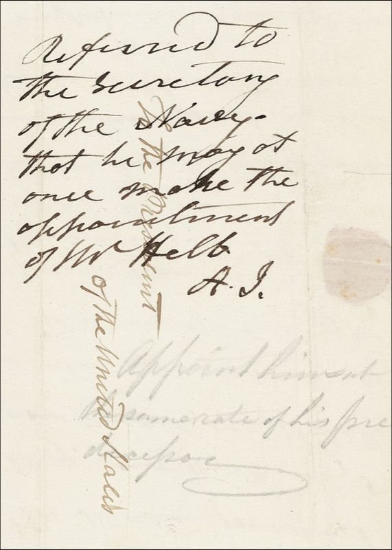 Lot 95 Andrew Jackson