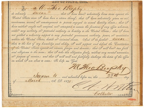 Lot 6 Chester A. Arthur