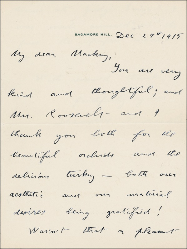 Lot 161 Theodore Roosevelt