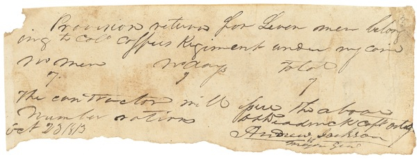 Lot 96 Andrew Jackson