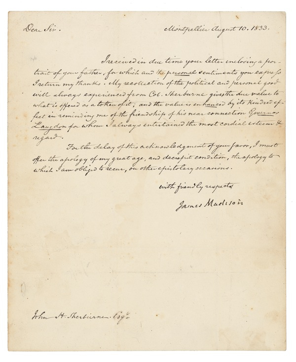 Lot 123 James Madison
