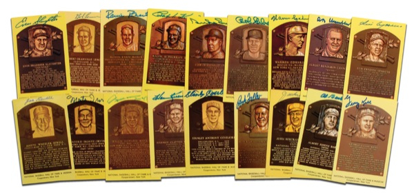 Lot 1227 Baseball Hall of Famers