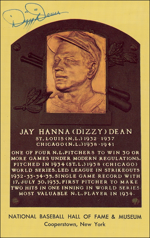 Lot 1270 Dizzy Dean