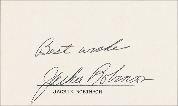 Lot 1408 Jackie Robinson