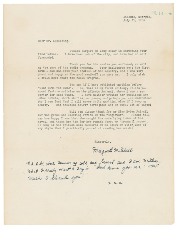 Lot 439 Margaret Mitchell