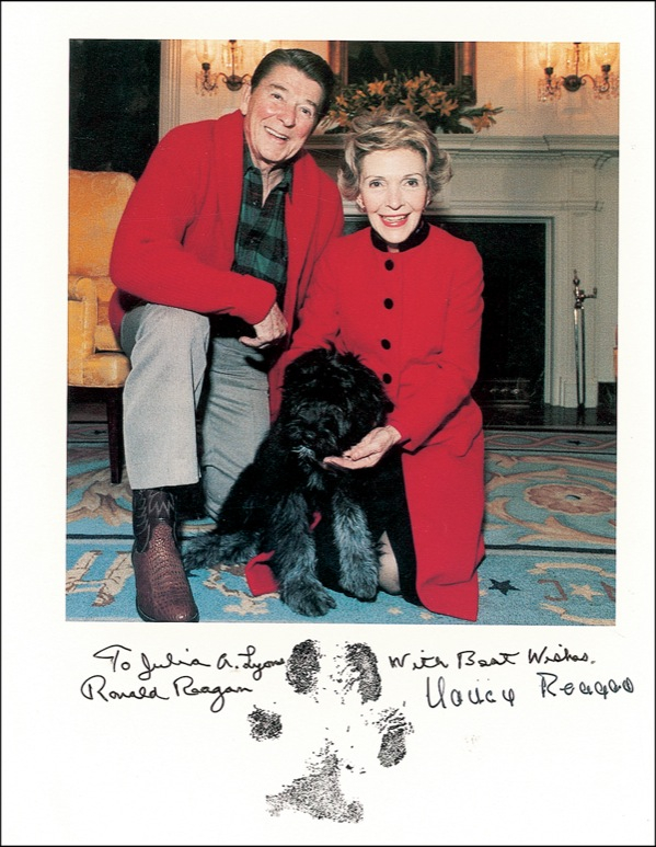 Lot 150 Ronald and Nancy Reagan