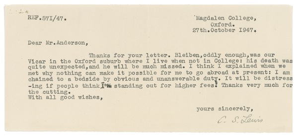 Lot 431 C. S. Lewis