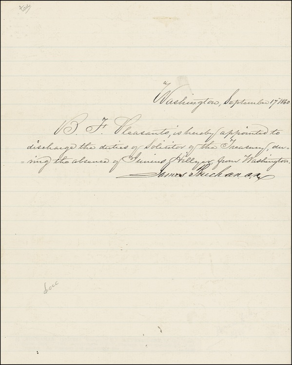Lot 11 James Buchanan