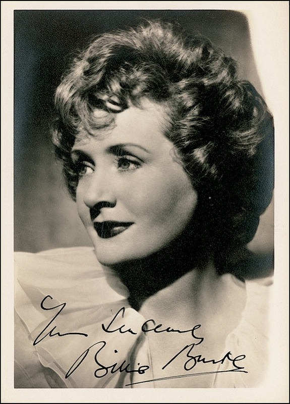 Lot 848 Billie Burke